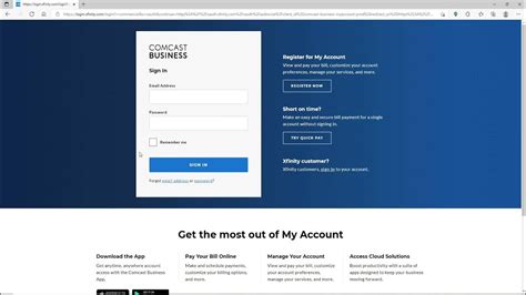 comcast bill pay business|comcast business login in.